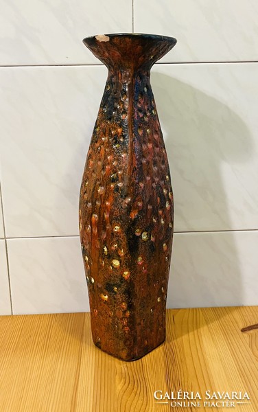 Pesthidegkút retro ceramic floor vase