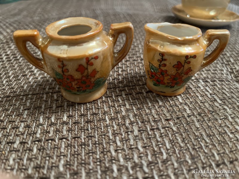 Mini, small tea set made in Japan for decoration, for a doll's house, or maybe for a ristretto :)
