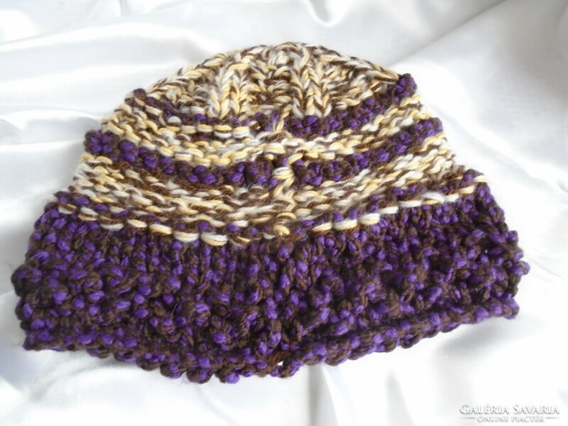 Handmade crocheted hat.