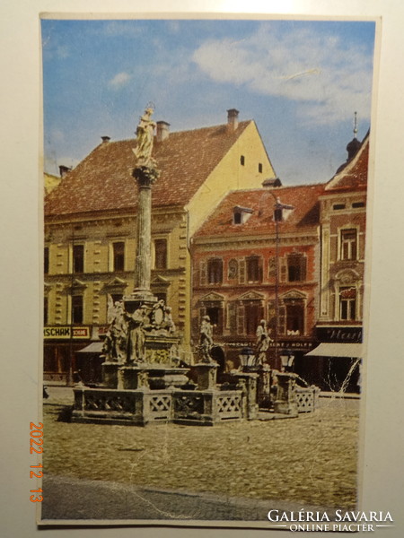 Old postcard: Marburg (Germany), Adolf Hitler Square
