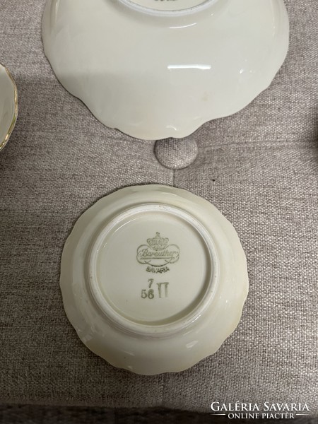 Bareuther Bavarian antique German porcelain bowls a66