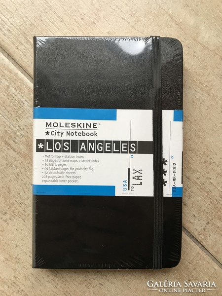 Moleskine City Notebook Los Angeles kis jegyzetfüzet retro vintage utazás
