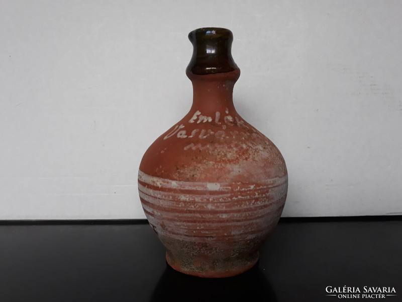 Antique holy water buchujór ceramic jug from Iron Castle