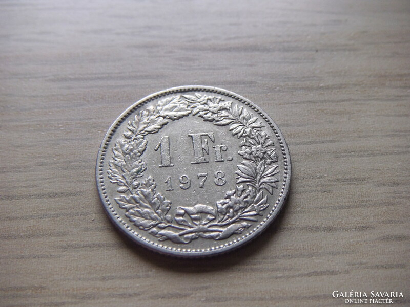 1 Franc 1978 Switzerland