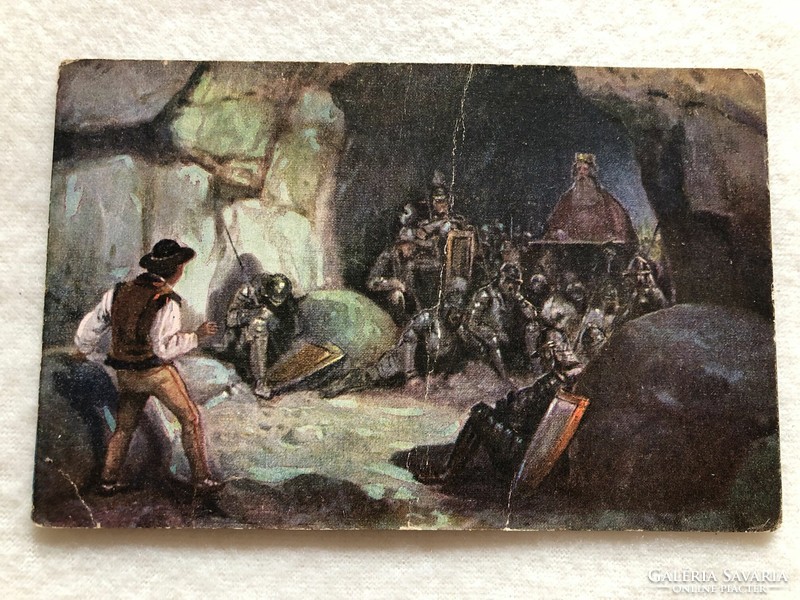 Antik, régi képeslap - Postatiszta                                 -8.