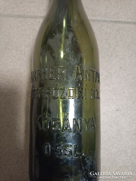 Old beer bottle.