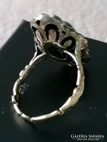 Antik 18 karátos arany gyűrű 1780
