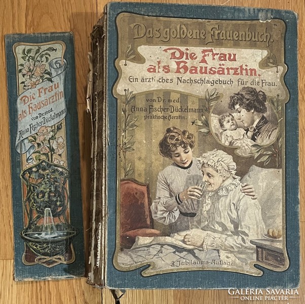 Die frau als hausärztin - German antique medical book (dr. Med. Anna fisher-dückelmann)