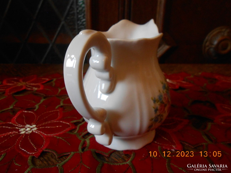 Zsolnay bouquet patterned milk spout for tea set