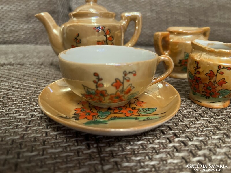 Mini, small tea set made in Japan for decoration, for a doll's house, or maybe for a ristretto :)