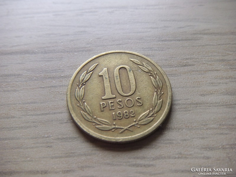 10 Peso 1982  Chile