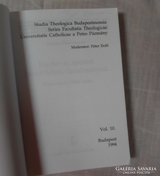Doctor et apostol – Szent István-tanulmányok (Török József; Studia Theologica Budapestinensia 10.)