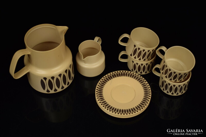 Mid century Gowi children's tea set / coffee set / old / retro / plastic