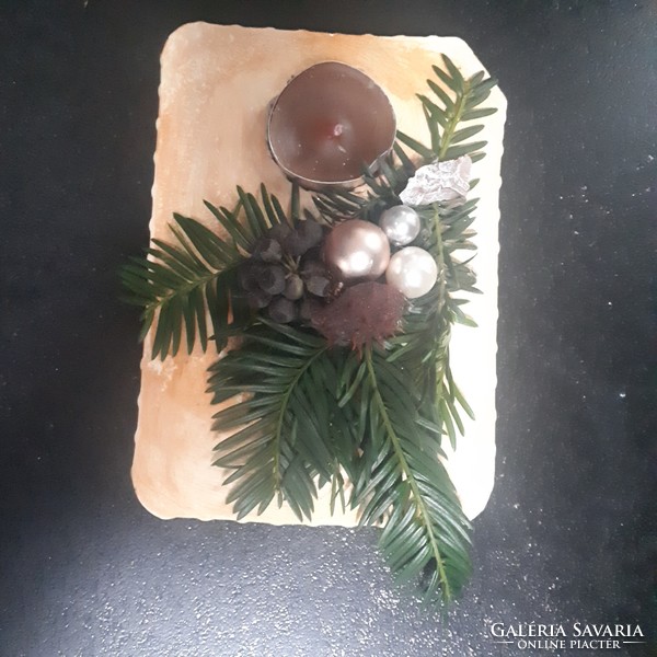 Christmas candle holder table decoration