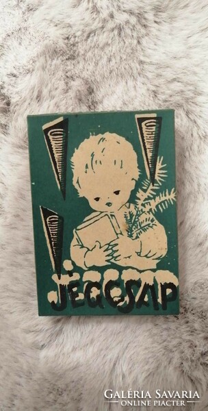 Old tin foil icicle Christmas tree decoration paper box retro