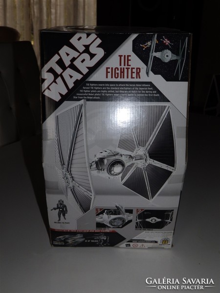 STAR WARS Csillagok Háborúja  TIE FIGHTER /LN (nagyméretű szárny) 2006 1/35 méretű 3,75" pilótával