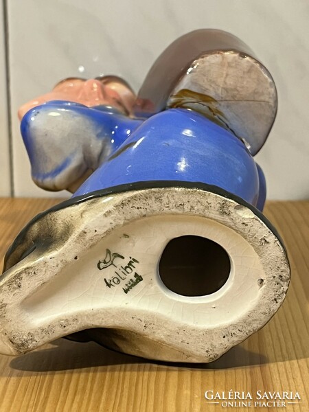 Lonkay Antal, kolibri,Drasche porcelán mikulás, télapó figura