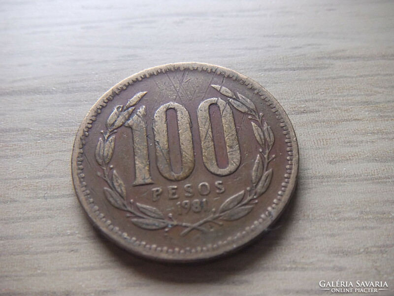 100 Pesos 1981 Chile