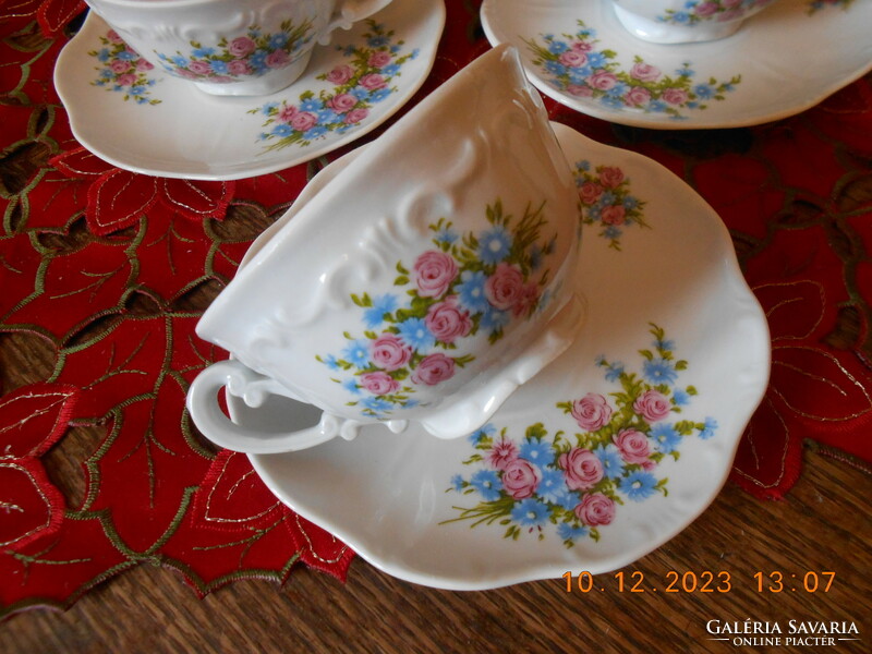 Zsolnay bouquet patterned tea cup