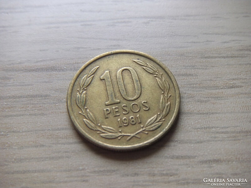 10 Peso 1981  Chile