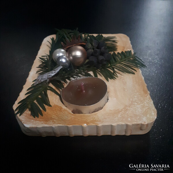 Christmas candle holder table decoration