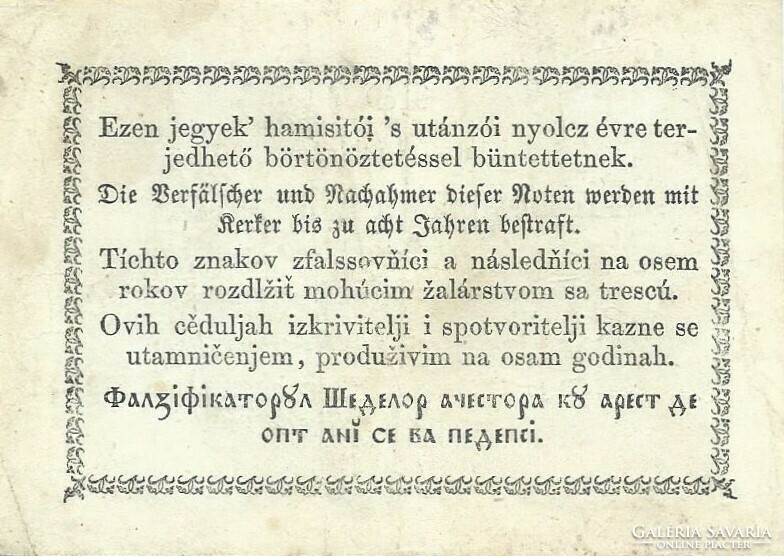 15 Fifteen pengős for krajčar 1849 3.