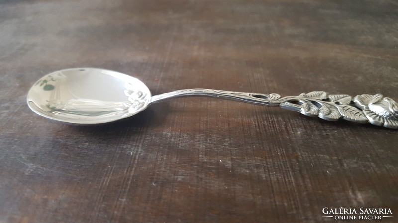 Hildesheimer rose antique 800 silver jam and candy spoon