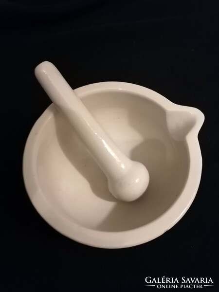 Porcelain, apothecary mortar, zsolnay