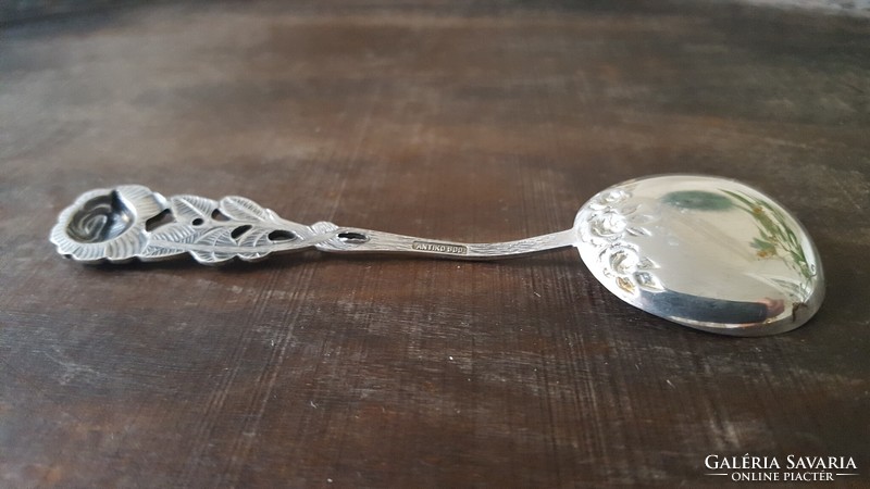 Hildesheimer rose antique 800 silver jam and candy spoon