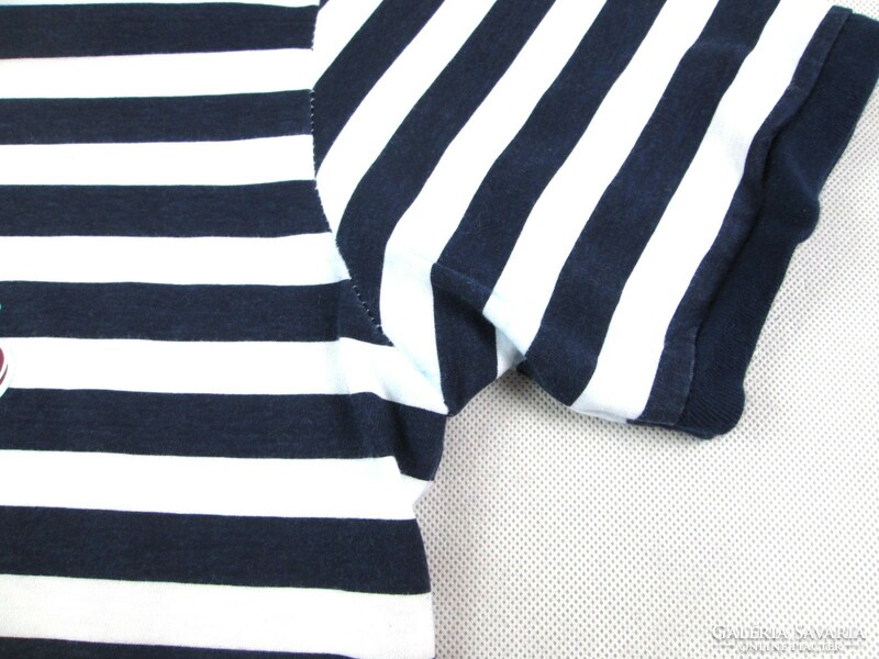 Original hard rock cafe (s / m) sailor striped short sleeve women's t-shirt top