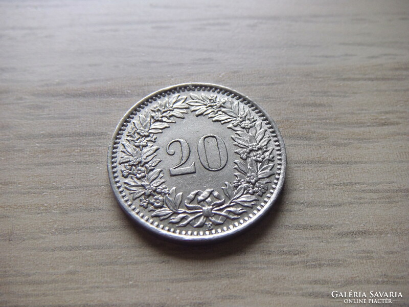 20 Rappen 1959 Svájc