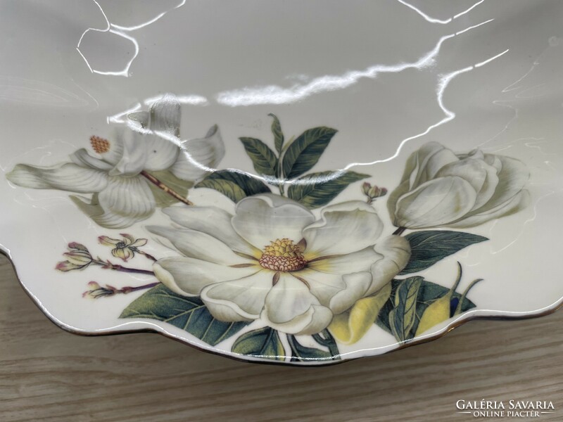 Czhengye aranyozott porcelán tál