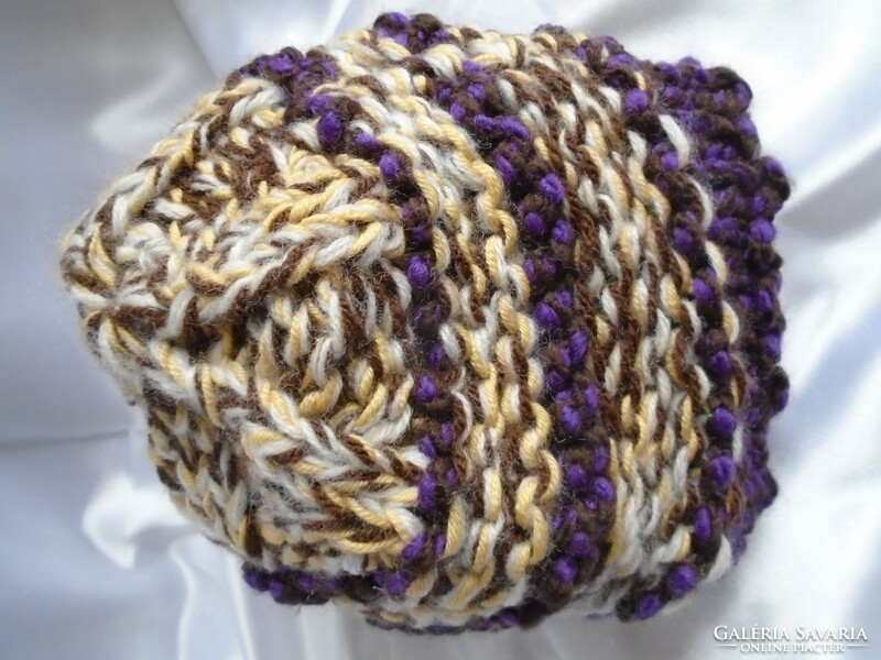 Handmade crocheted hat.