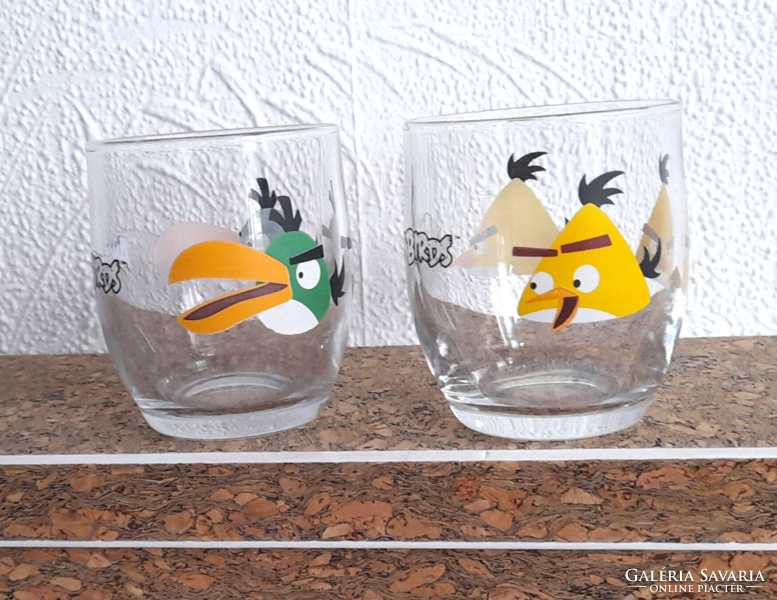 Angry Birds gyűjthető kakaókrémes üveg pohár 2 db