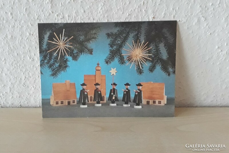 Retro NDK-s  karácsonyi képeslap. Postatiszta.