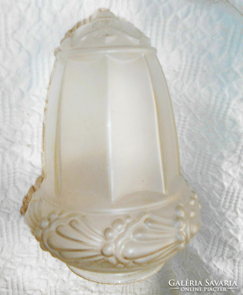 Art Nouveau antique glass lamp shade