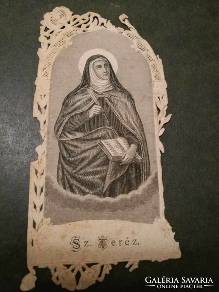 Antique holy image, prayer card