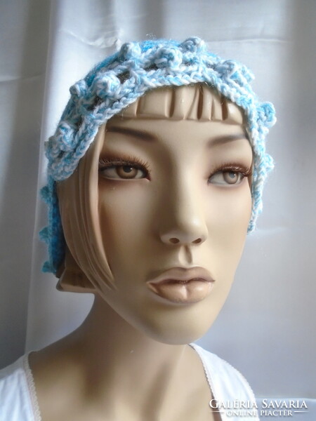 Crocheted handmade cap.