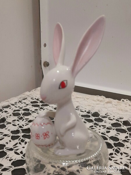 Aquincum bunny with egg, designed by tailor Antonia