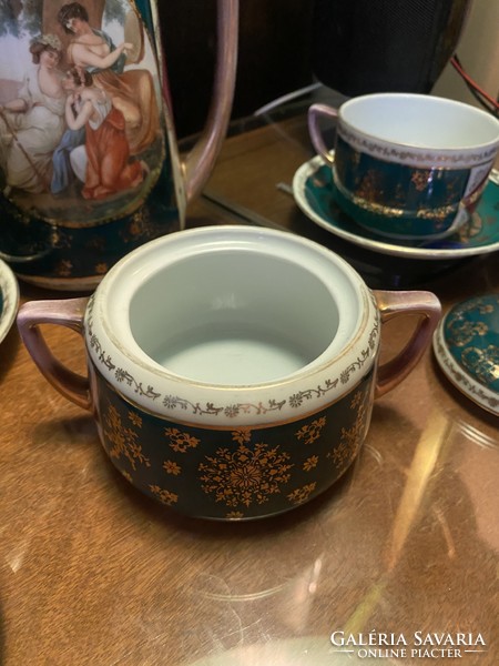 Alt wien victoria Czech porcelain tea set
