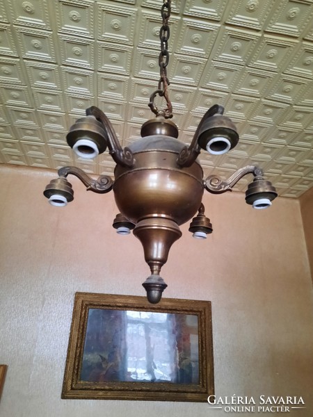 Special bronze chandelier