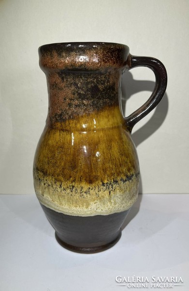 Iridescent glazed vase