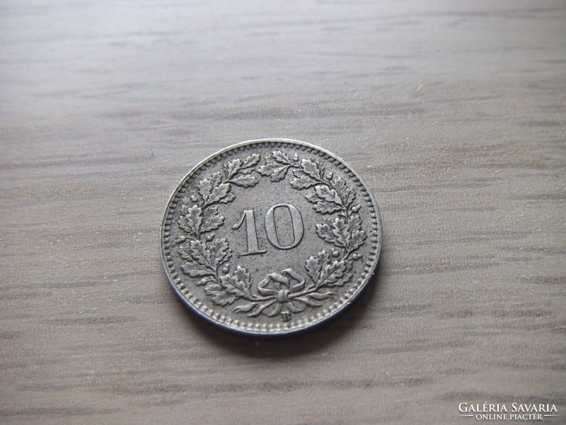 10 Rappen 1950 Svájc