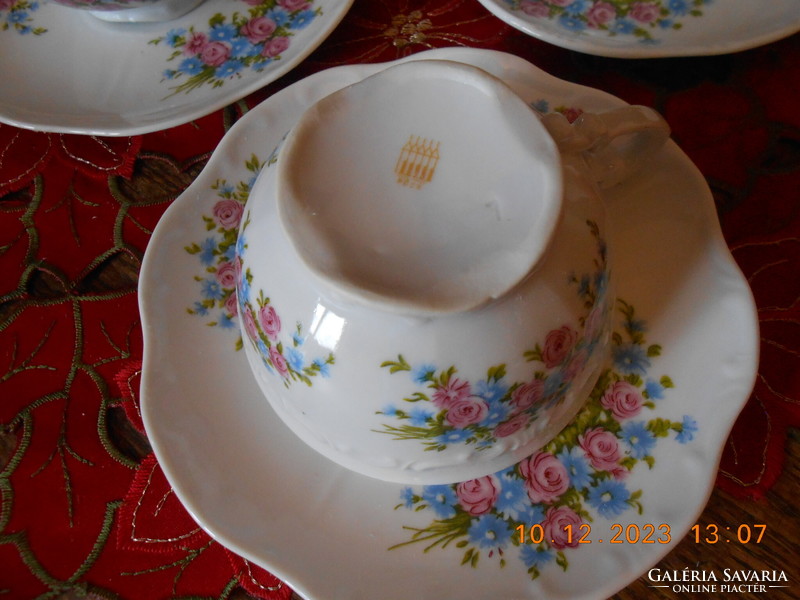 Zsolnay bouquet patterned tea cup