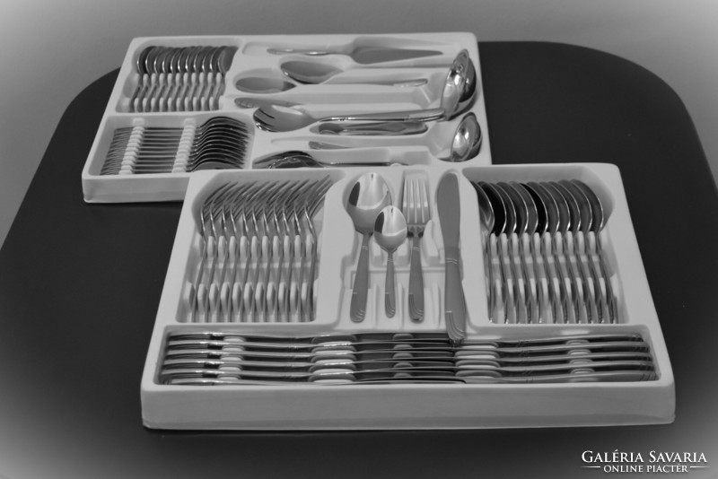 New, 12-person, 72-piece cutlery set