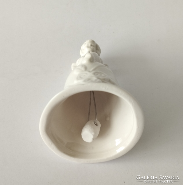 Porcelain Christmas angel bell