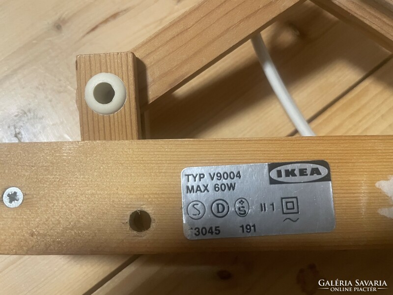 Eredeti vintage ikea fa ollós sax lámpa pár