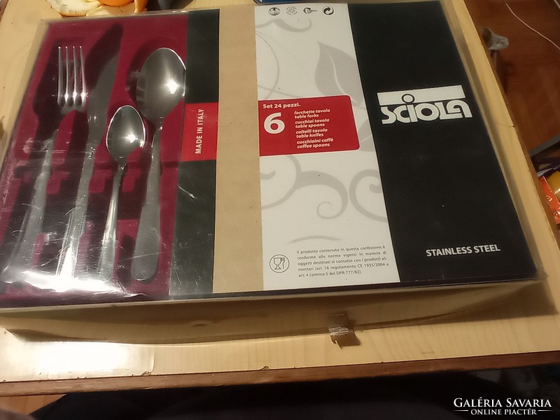 I .Oszt Italian inox 24 dbos cutlery set/stainless steel/