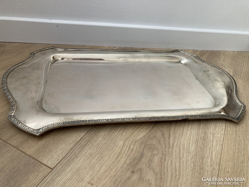 Beautiful, large silver tray 1145 gr