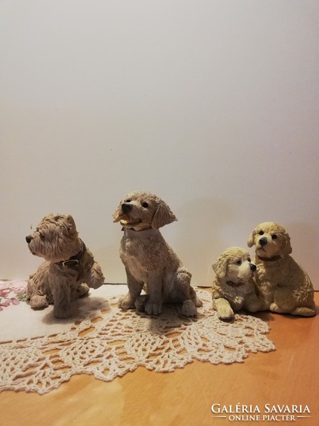 Mesés, élethű, angol, márkás kutyusok ( kézzel festett )